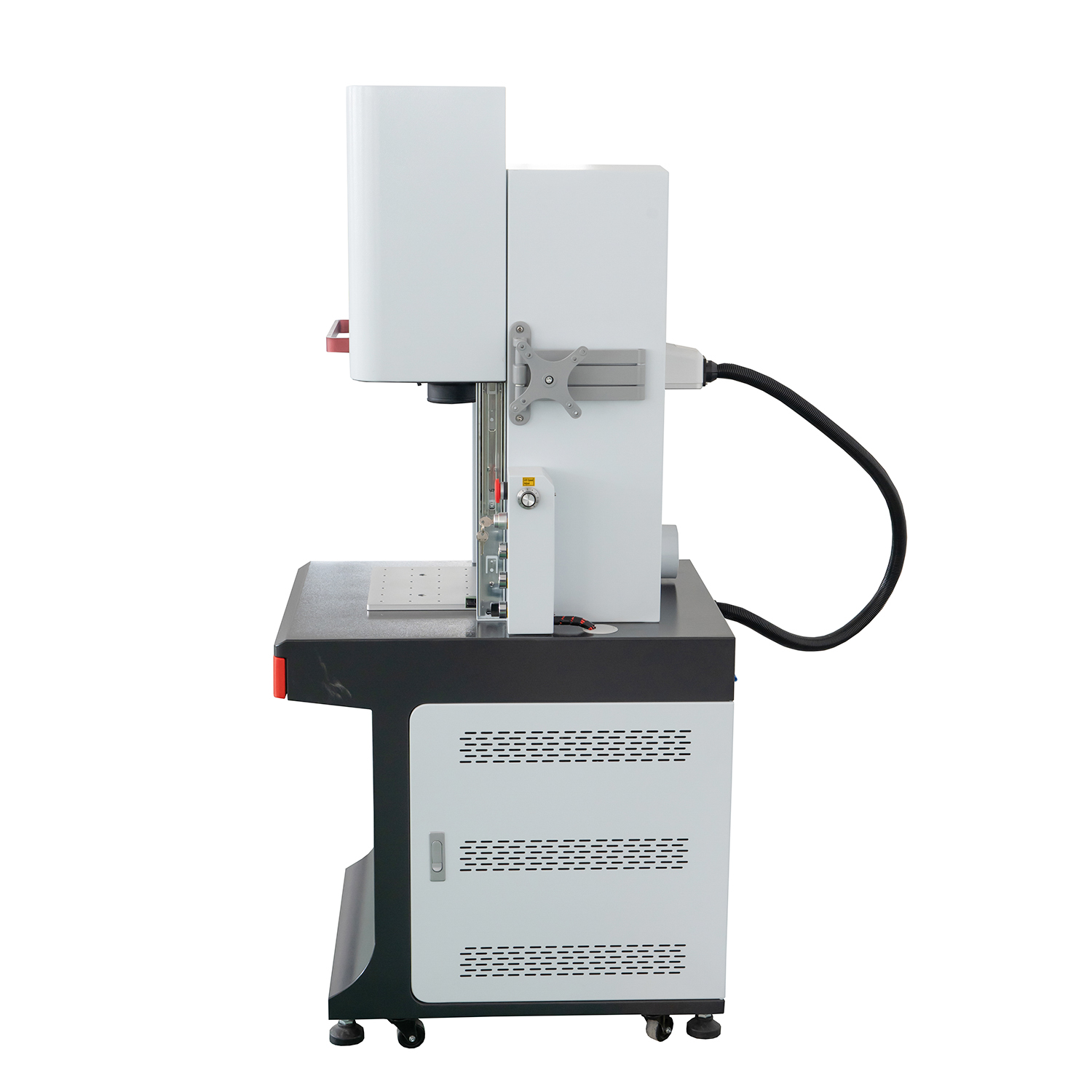 Machine de marquage de marqueur laser à fibre CNC de bureau entièrement fermée avec certificat CE et FDA