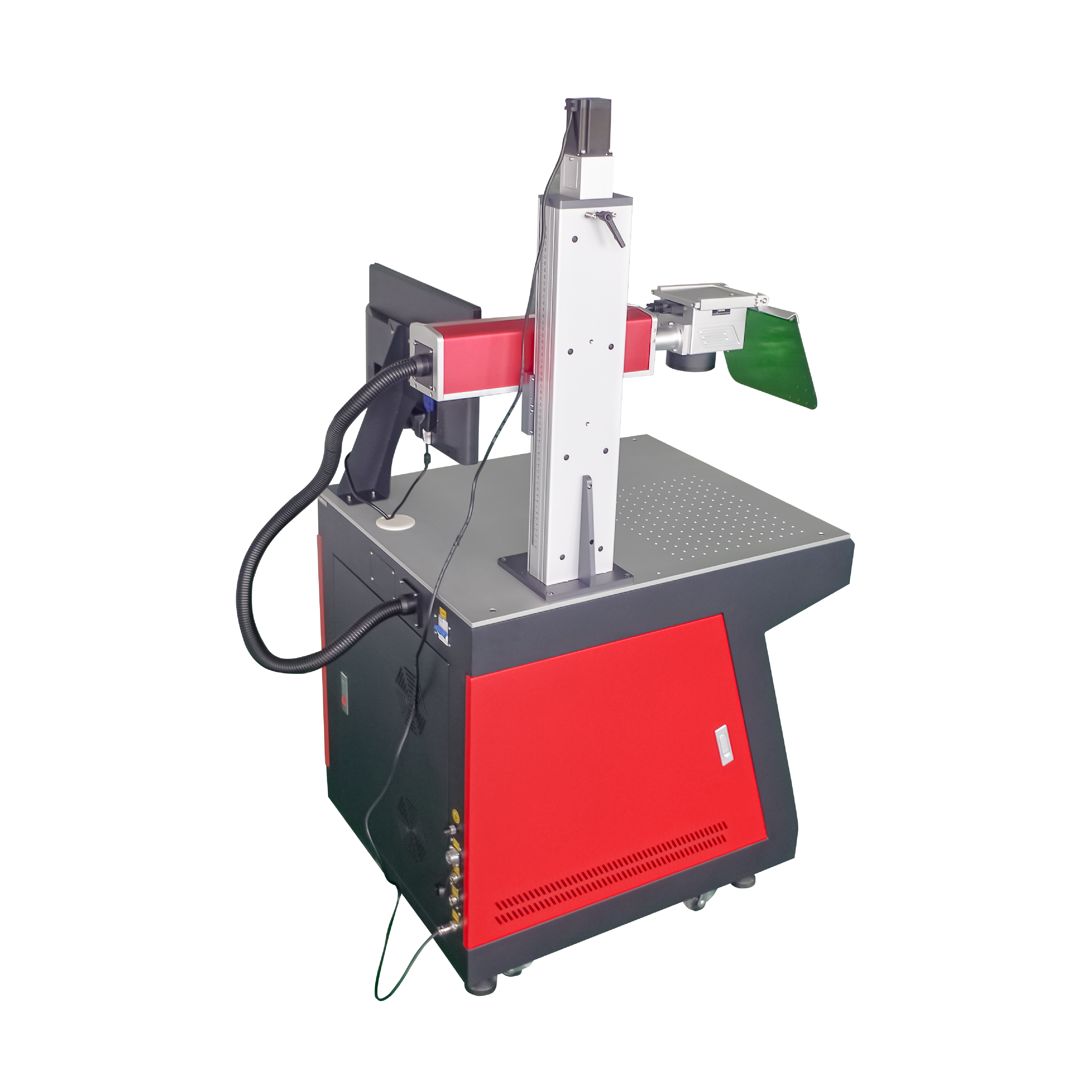 Machine de marquage de fibre Machine de marquage laser et machine de gravure laser 3D Dynamic Color Mopa 100W JPT